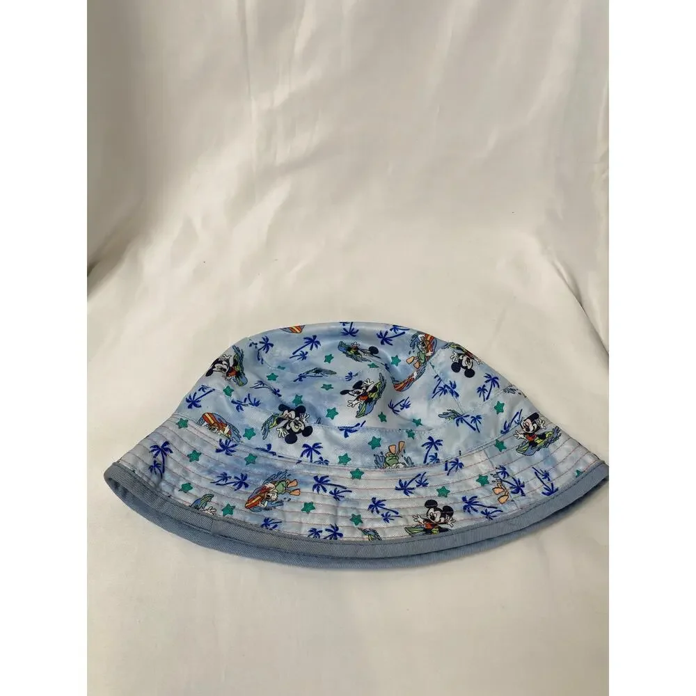 Disney Mickey Junior Reversible Bucket Hat Blue Orange for Toddler